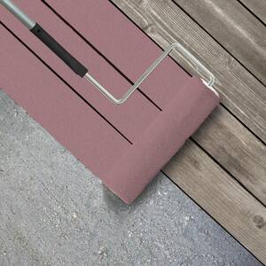 1 gal. #S130-4 Cherry Juice Textured Low-Lustre Enamel Interior/Exterior Porch and Patio Anti-Slip Floor Paint