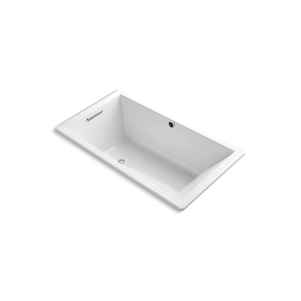 Underscore 66 in. x 36 in. Rectangular Soaking Bathtub with Reversible Drain in White price history on PriceWatchPro