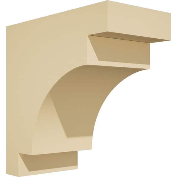 Ekena Millwork Mediterranean 4 in. x 8 in. x 8 in. Polyurethane Corbel