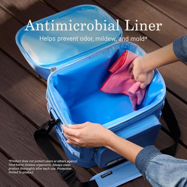 Coleman Pro 15.7 qt. (24-Can) Soft Cooler, Blue Sky 2214182 - The