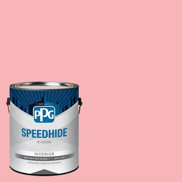 SPEEDHIDE 1 gal. PPG1185-3 Precious Pink Satin Interior Paint