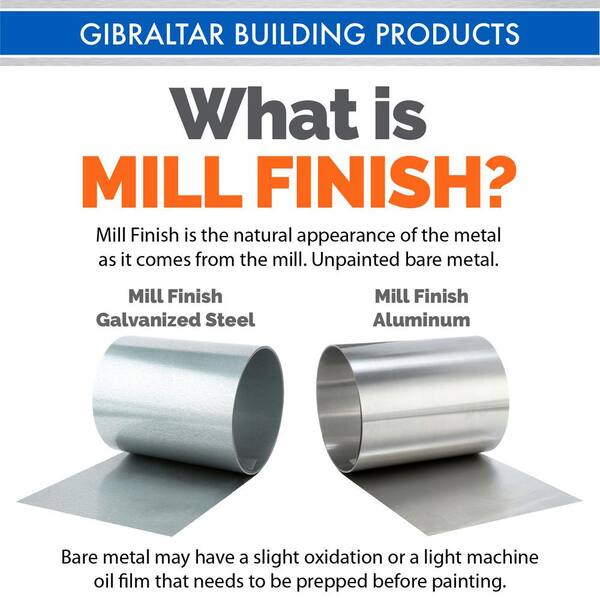 Gibraltar Building Products 24 in. x 10 ft. Aluminum Roll Valley