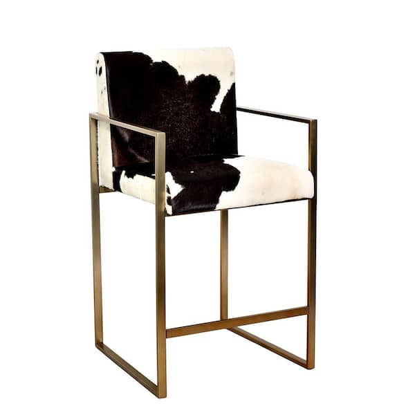 Unbranded Laine 38 in. Gold Metal Bar Stool