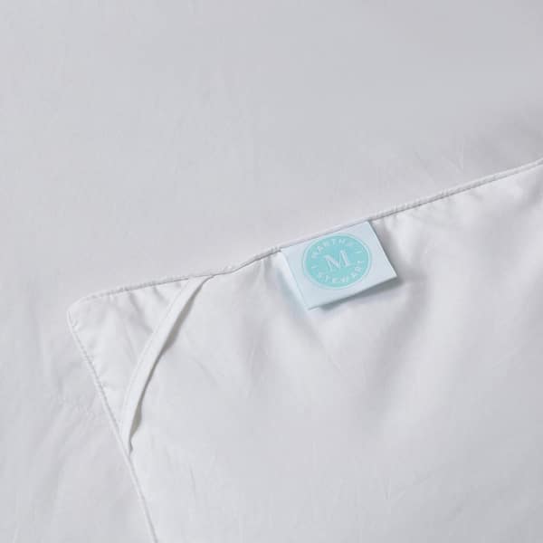 Tencel Cotton Blend 90-Goose Feather 10-Down Fiber All Seasons Full/Queen Comforter