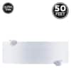 GE 50 ft. Ultra-Thin Phone Line Cord - White 76325 - The Home Depot