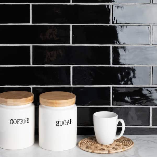 Chester Nero 3 in. x 12 in. Ceramic Wall Tile (5.72 sq. ft./Case)