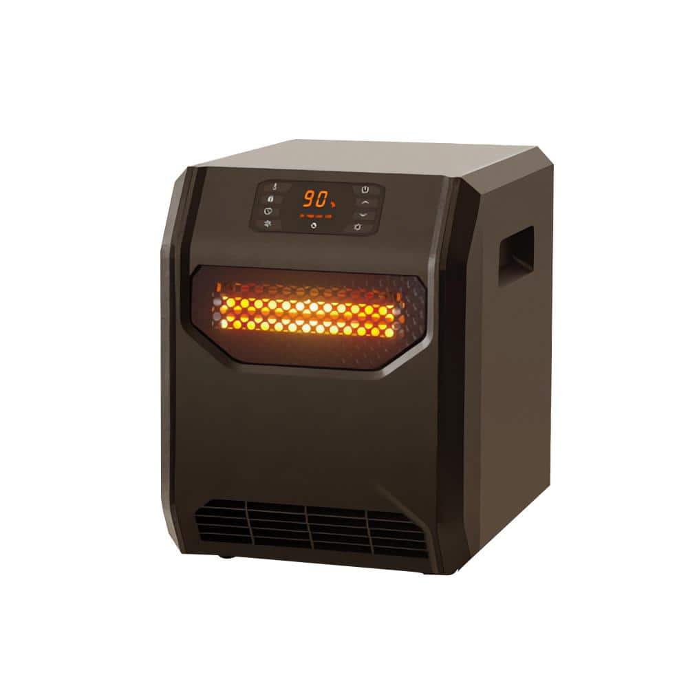 14.4 inch 5100 BTU 1500W Portable Electric Infrared Heater with Remote Cont