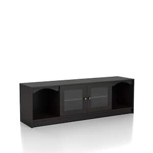 Abrus Espresso TV Stand Fits TV's up to 70 in. with Cable Management