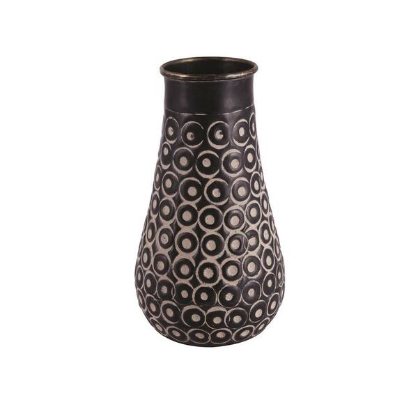 Renwil Brimingham 4.5 in. H Decorative Vase in Oxydized Black