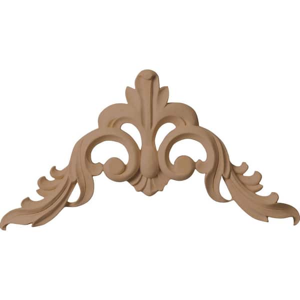 Ekena Millwork 1 in. x 10 in. x 10 in. Alder Large Monique Corner