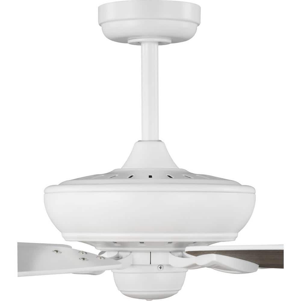 Kennedale 72" Satin White Ceiling Fan with Reversible Driftwood Blades