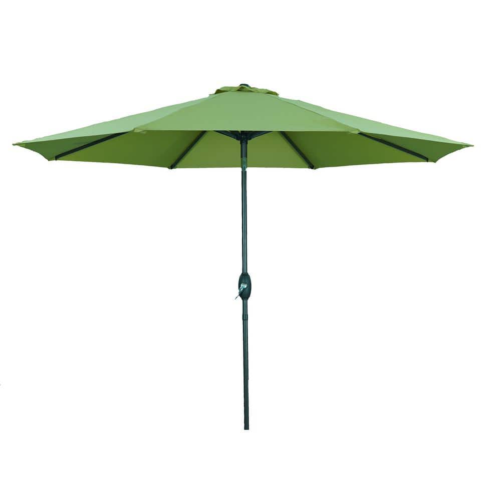 9 ft. Market Outdoor Patio Umbrella in Lemon Green