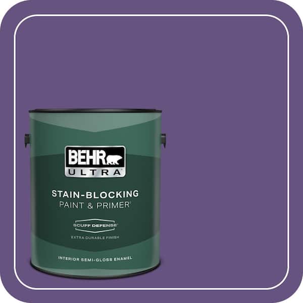 BEHR ULTRA 1 gal. Home Decorators Collection #HDC-MD-25 Virtual Violet Extra Durable Semi-Gloss Enamel Interior Paint & Primer