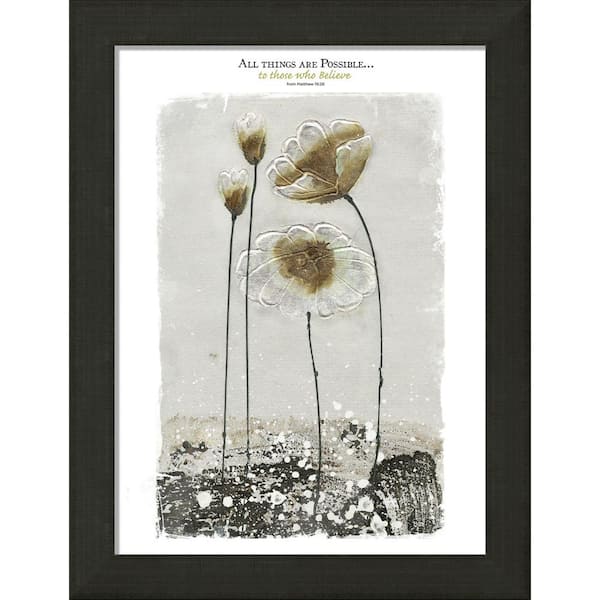 Unbranded Modern Home "All Things Are Possible" By Carpentree Framed Canvas