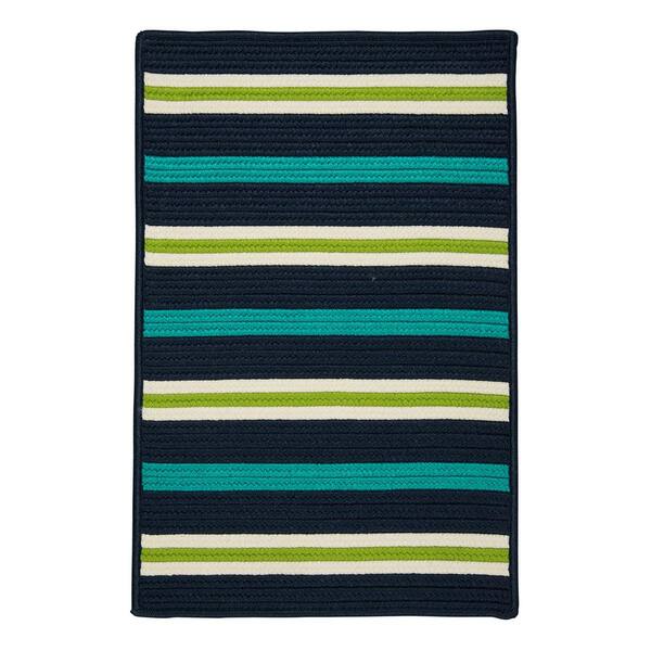 Colonial Mills Braided Striped Doormat, Sunbrella Fabric, 3 Colors