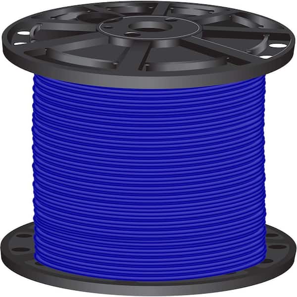 Southwire 2,500 ft. 6 Blue Stranded CU SIMpull THHN Wire