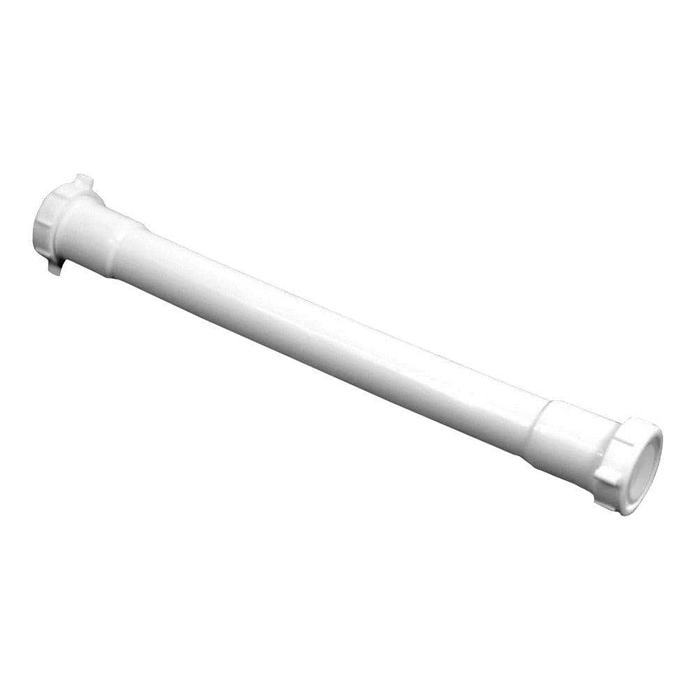 Reviews for Oatey 1-1/2 in. x 16 in. White Plastic Double Slip-Joint ...