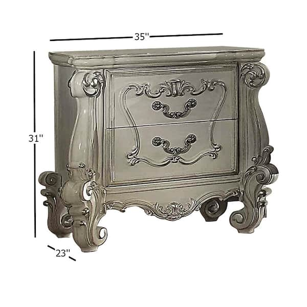 Bone store white nightstand