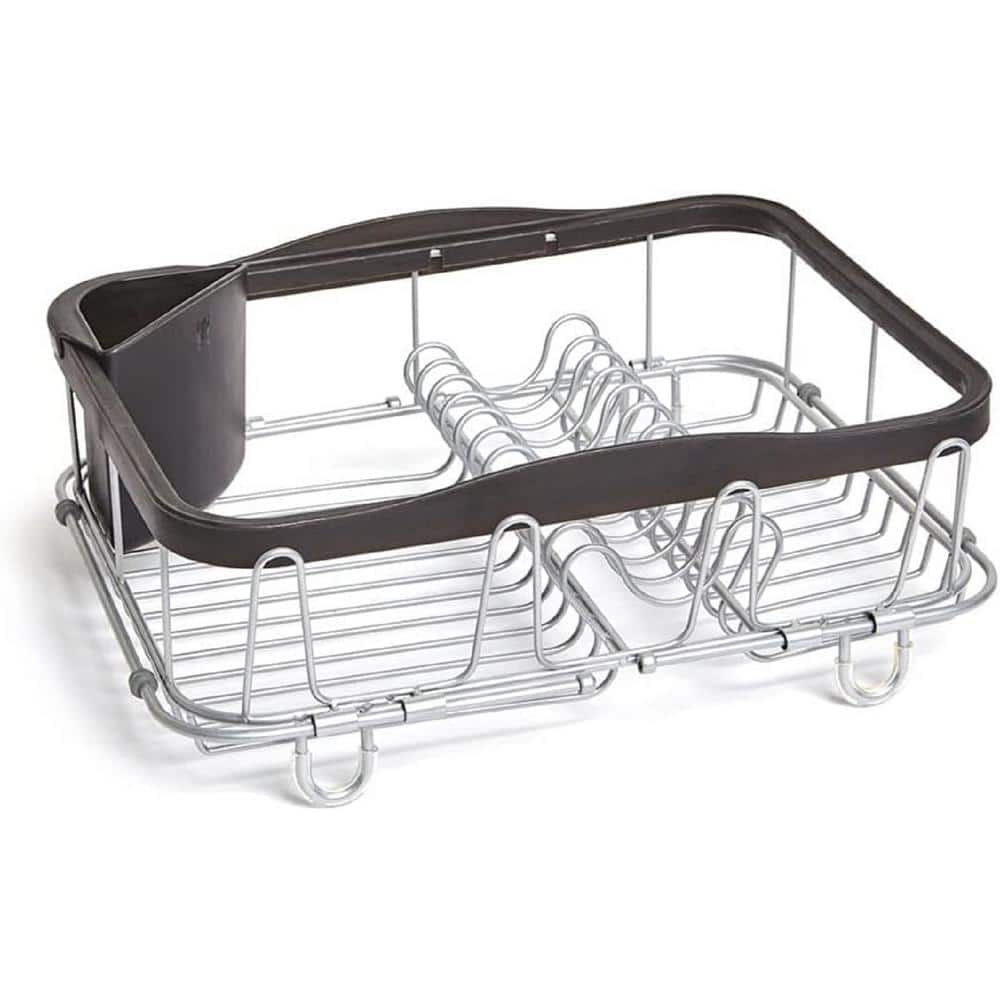 Metal Powder-Coated Wire Polypropylene Durable Countertop Dish Rack