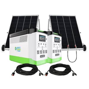 1440 Running Watts Push Start Solar Generator Platinum Bundle