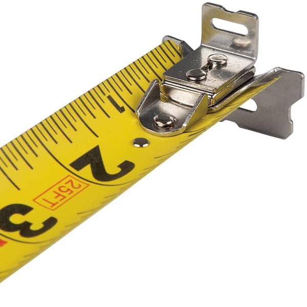 Klein Tools 9225 Tape Measure, Heavy-Duty Measuring Tape with 25-Foot  Double-Hook Double-Sided Nylon Reinforced Blade, with Metal Belt Clip