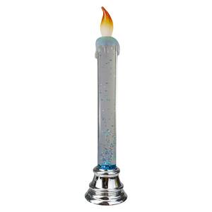 9.25 in. Christmas Glittered LED Flameless Candle