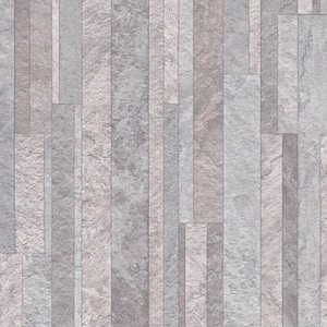 Broken Slate Grey Stone Residential/Light Commercial Vinyl Sheet Flooring 12ft. Wide x Cut to Length