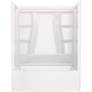 Classic 500 Curve 32 in. x 60 in. x 60 in. Rectangular Tub/Shower Combo Unit in White