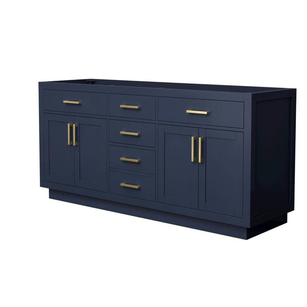 Beckett TK 71 in. Bath Vanity Cabinet without Top in Dark Blue price history on PriceWatchPro
