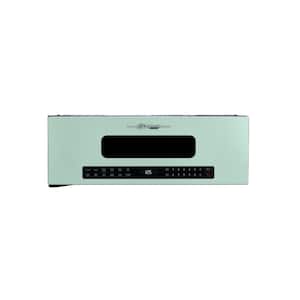 Classic Retro 1.2 cu. ft. 30 in. Low Profile Over-the-Range Microwave-Summer Mint Green, 400 CFM