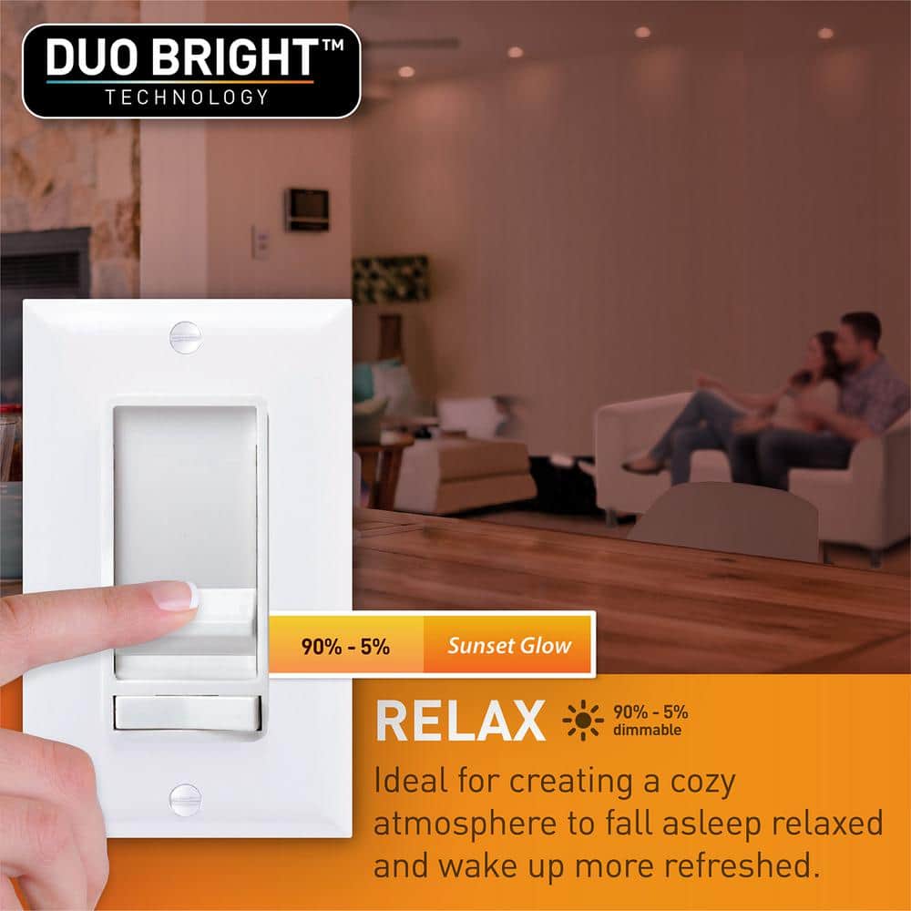 Brushed Nickel 12" Round LED Ceiling Light with DuoBright Dimming