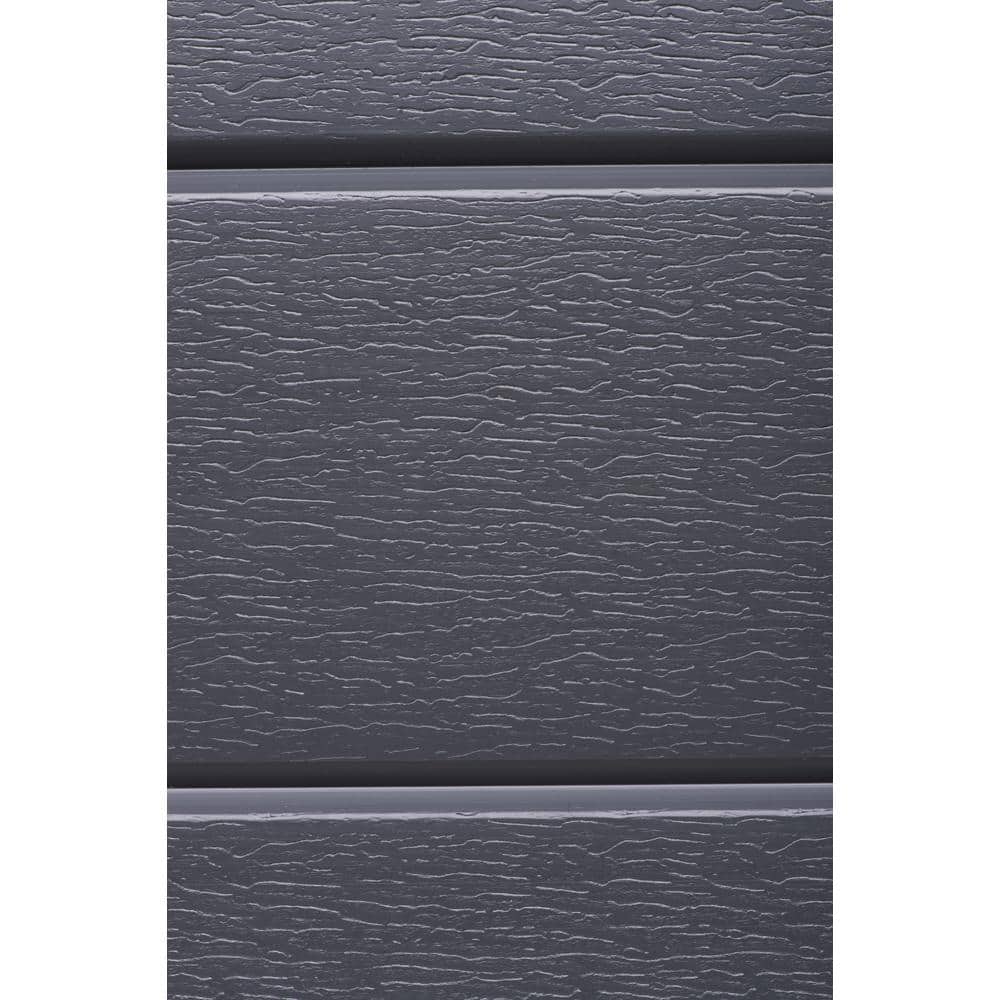 NuVue Dark Gray Polymer Elevated Garden Box with Woodgrain Texture