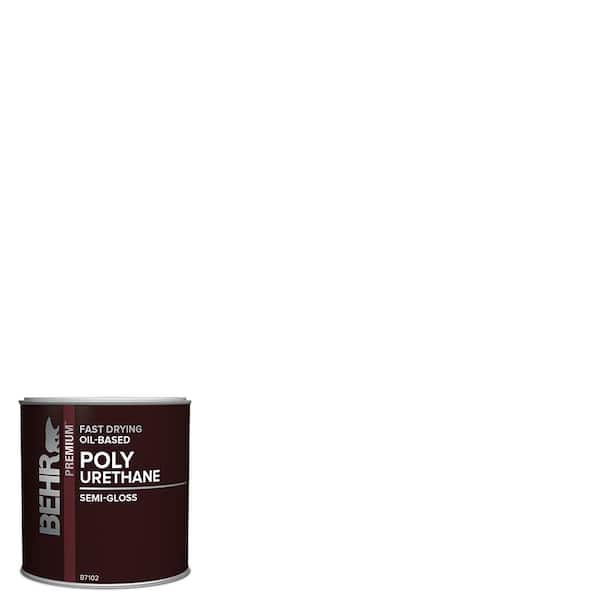 8 oz. Semi-Gloss Clear Fast Drying Oil-Based Interior Polyurethane