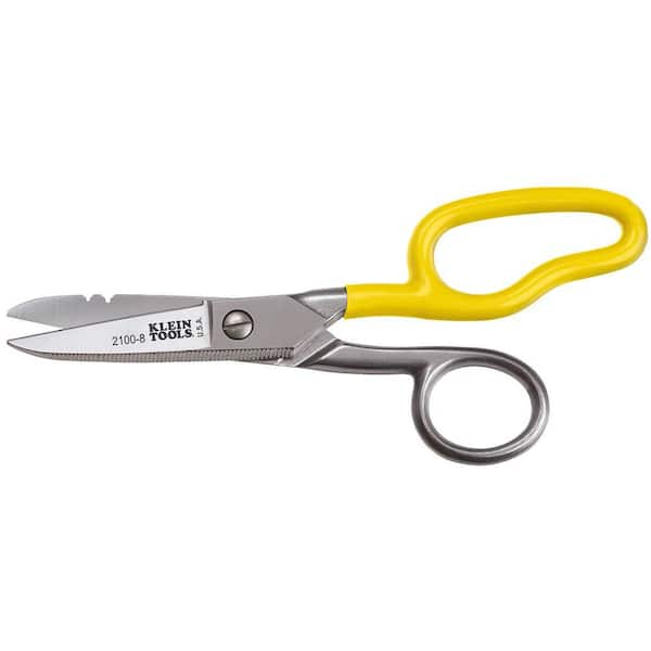 Wiss 5 in. Spring Loaded Electronics and Filament Scissors 605N - The Home  Depot