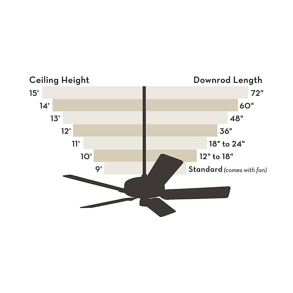 Dempsey 52" Fresh White Low Profile Ceiling Fan with Remote & Lighting