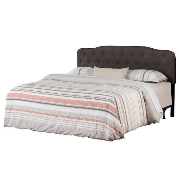 Hillsdale Furniture Nicole Gray Stone King Headboard with Frame Upholstered Headboard with Frame