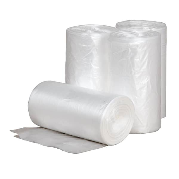 HDX 10 Gal. Clear Waste Liner Trash Bags (500-Count) HDX960428COMBO1 ...