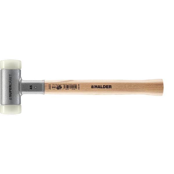 Supercraft 45 Dead Blow 1.83 lbs. Nylon Hammer with 14.17 in. Hickory Handle