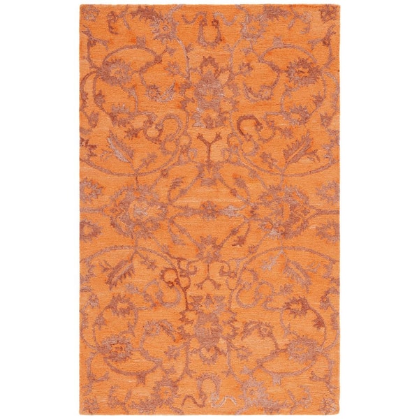 Anatolia Rust 8 ft. x 10 ft. Traditional Garden Area Rug