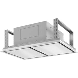 Lux Connect 43 in. Smart Island Shell Only Range Hood with LED Lights in Stainless Steel