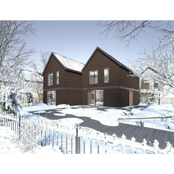 NewTechWood All Weather Siding Pro 5.59 in. x 12 in. Straight