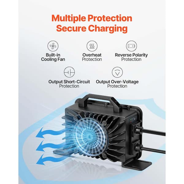 58.4V 10A LiFePO4 Battery Charger Usd For 51.2V 48V 16S LiFePO4 Smart Fast Charger - 44 - View #8