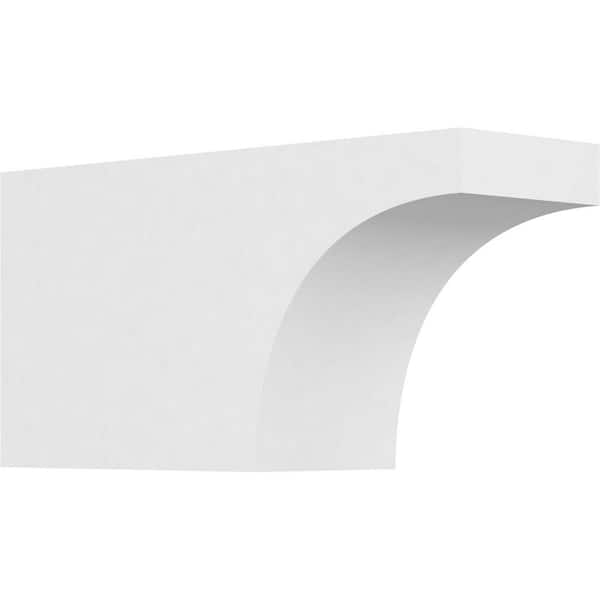 4 in. x 6 in. x 12 in. Standard Huntington Architectural Grade PVC Rafter Tail Brace