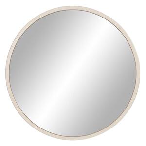 Medium Round White Modern Mirror (30 in. H x 30 in. W)
