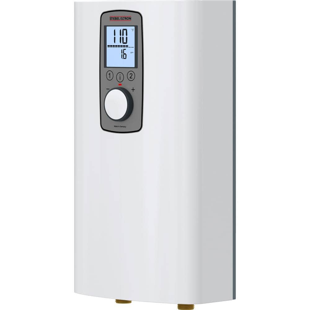 Compact White Electric Tankless Point-of-Use Water Heater