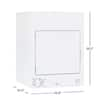 GE 3.6 cu. ft. 120-Volt White Stackable Electric Vented Stationary Compact  Dryer DSKS333ECWW - The Home Depot