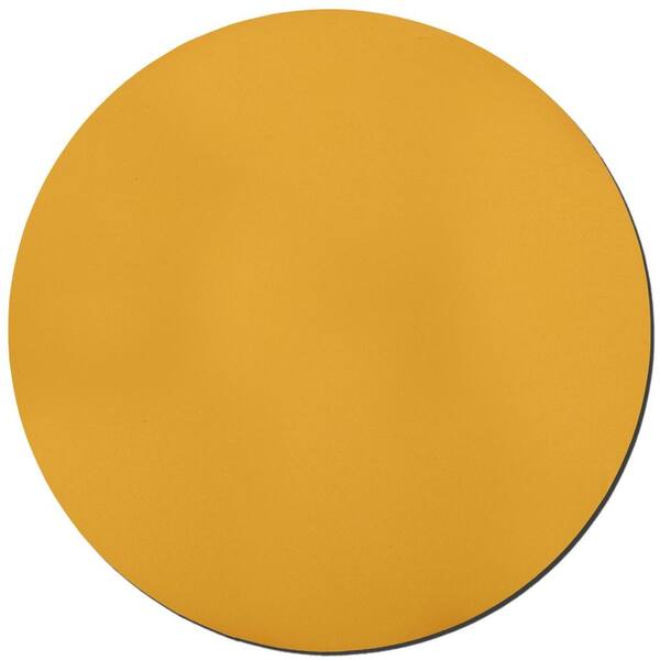 Owens Corning 36 in. Yellow Circle Acoustic Sound Absorbing Wall Panels (2-Pack)