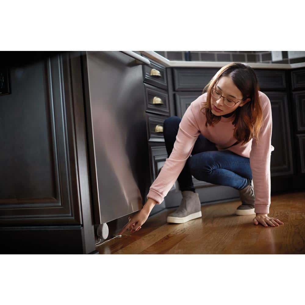 Moen Flo Smart White Battery-Powered Water Leak Detector