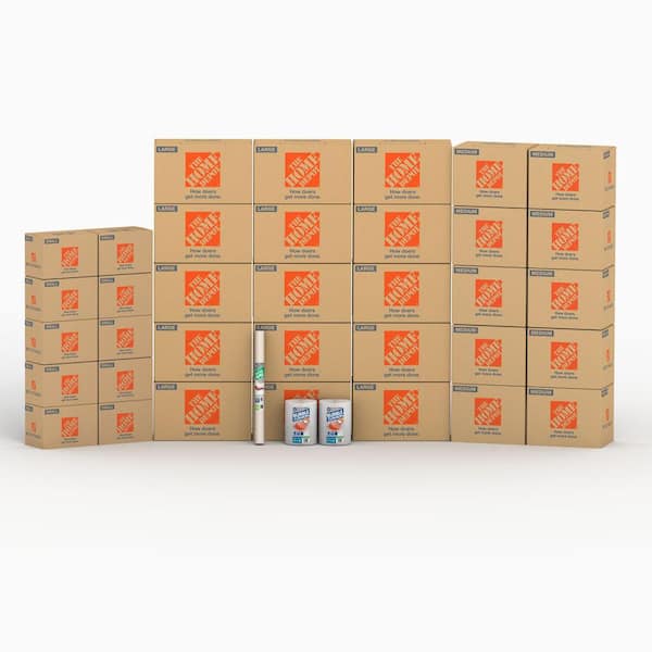 The Home Depot Assortiment de 35 cartons de déménagement pour