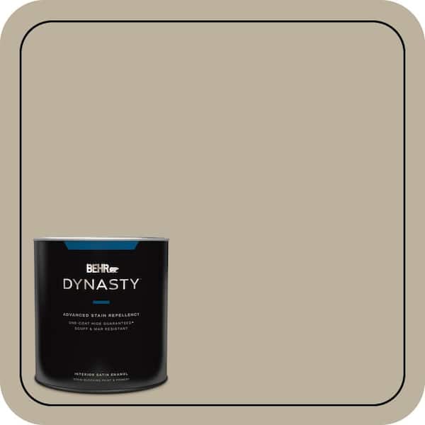 BEHR DYNASTY 1 qt. #750D-4 Pebble Stone Satin Enamel Interior Stain-Blocking Paint and Primer